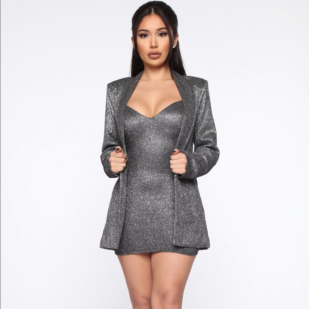Glitter 2pc Dress Set